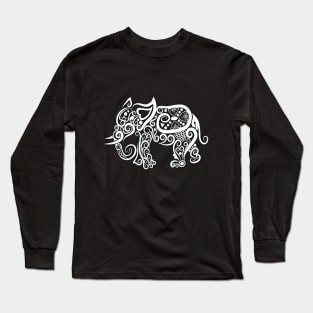 Elephant ornate Long Sleeve T-Shirt